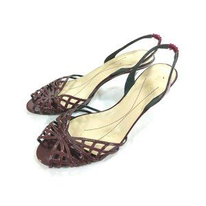 Kate Spade New York Burgundy Slingback Heel 7.5
